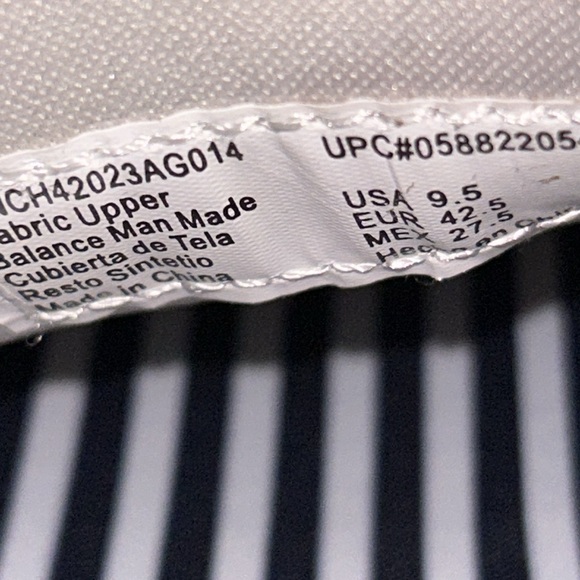 NWT CHAPS Men's lace-up canvas shoes Sz 9.5 - Picture 8 of 8